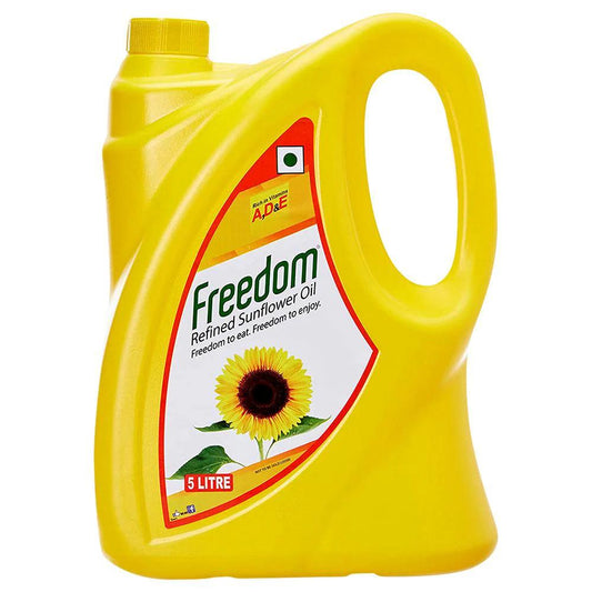 ಫ್ರೀಡಂ Freedom Refined Sunflower Oil – Light, Nutritious & Everyday Cooking Oil