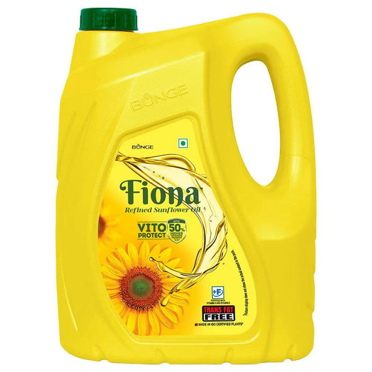 ಫಿಯೋನಾ Fiona Refined Sunflower Oil – Light, Nutritious & Everyday Cooking Oil