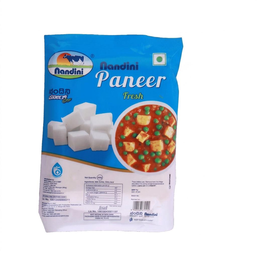 ನಂದಿನಿ ಫ್ರೆಶ್ ಪನೀರ್ Nandini Fresh Paneer – Soft, Creamy, Protein & Calcium Rich