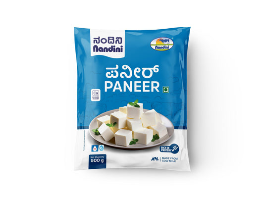 ನಂದಿನಿ ಫ್ರೆಶ್ ಪನೀರ್ Nandini Fresh Paneer – Soft, Creamy, Protein & Calcium Rich